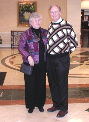 Miriam and Jim at the Marriott