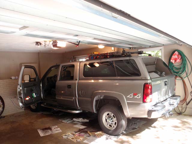 Redecorating our deck, May 8, 2010