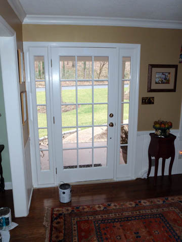 New front door from the inside