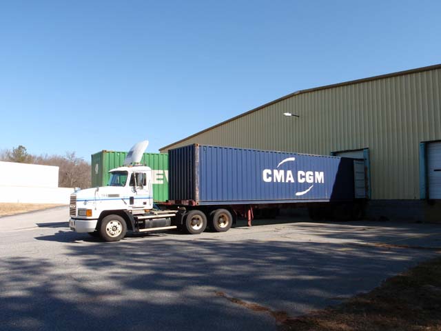 Packing the Container for Ghana