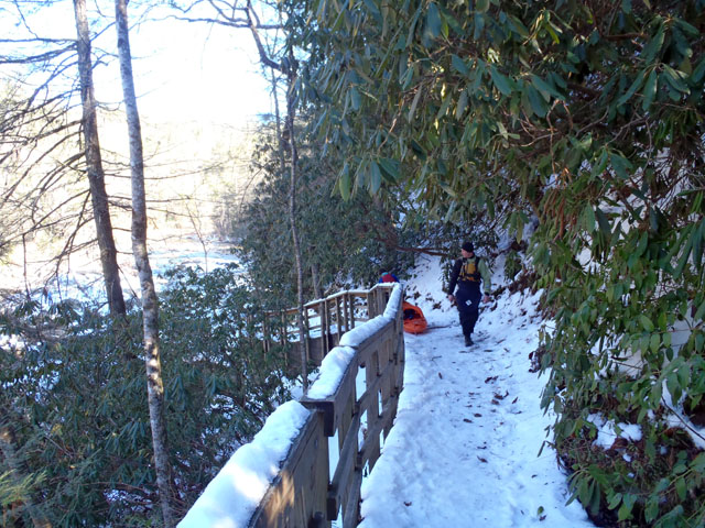 Chattooga IV. Snow. Hugh Barrow photo