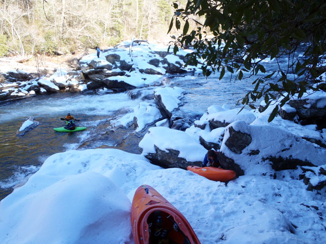 Chattooga IV. Snow. Hugh Barrow photo
