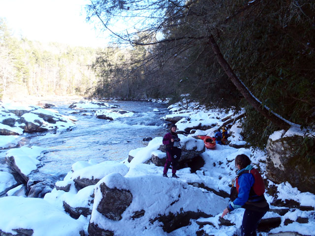 Chattooga IV. Snow. Hugh Barrow photo