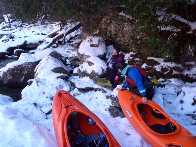 Chattooga IV. Snow. Hugh Barrow photo